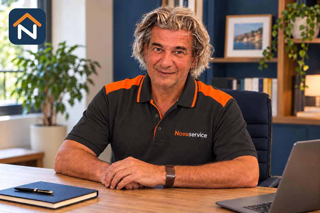 Éric Lozes, votre interlocuteur et intervenant, en tenue Novaservice