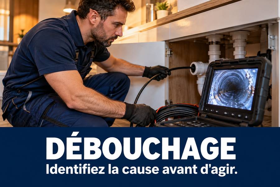 Débouchage de canalisation : wc bouché après un objet tombé à Courpière, conseil et devis clair